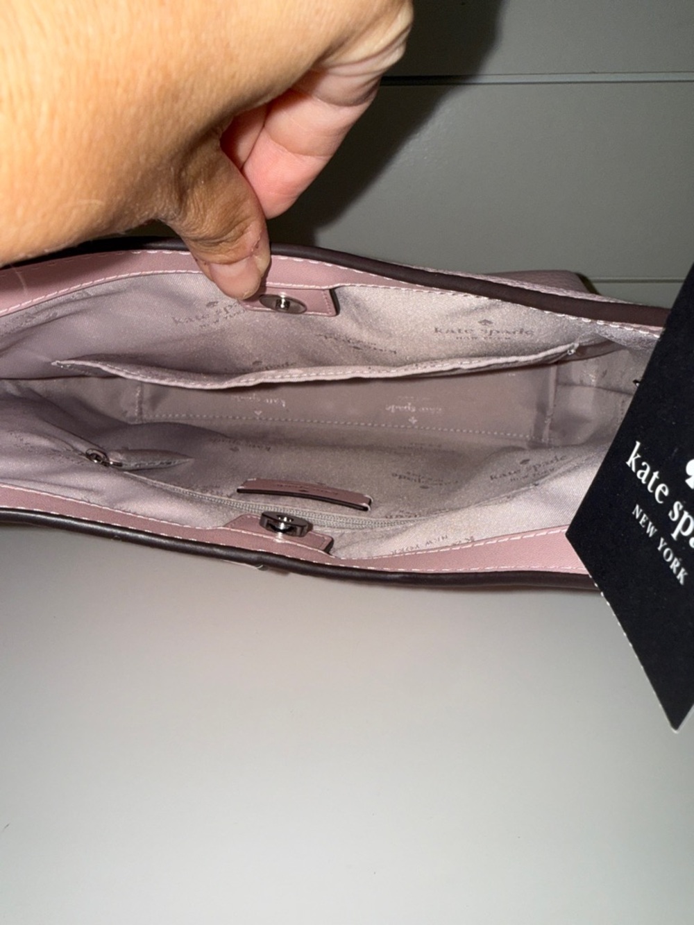 NWT kate spade tutu pink Pebbled Leather Small Shoulder Bag - Picture 4 of 4